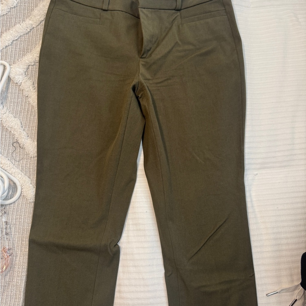 Women's Olive Green Banana Republic Sloan Pants